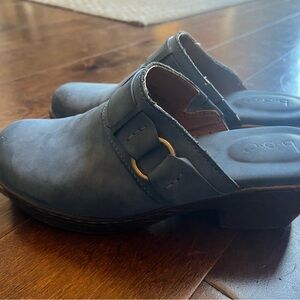 b.o.c. Charcoal Mules with Brass Detail